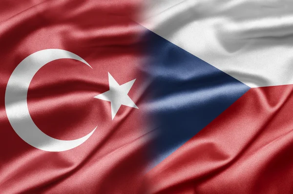 Türkiye ile Çek Cumhuriyeti — Stok fotoğraf