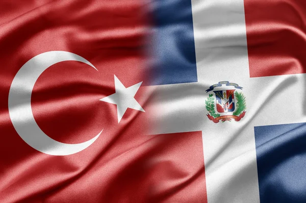 Turkije en de Dominicaanse Republiek — Stockfoto