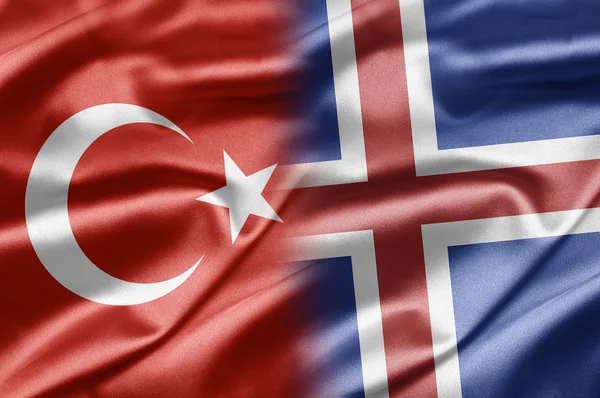 Türkei und Island — Stockfoto