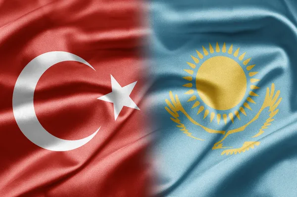Туреччина та Казахстану — стокове фото