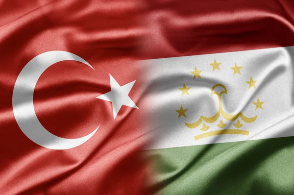 Turkiet och Tadzjikistan — Stockfoto