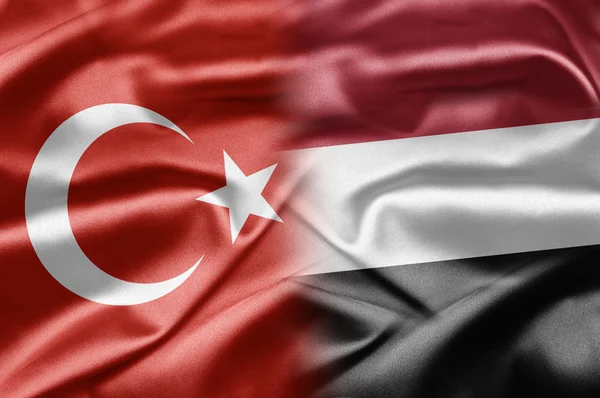 Türkei und Jemen — Stockfoto