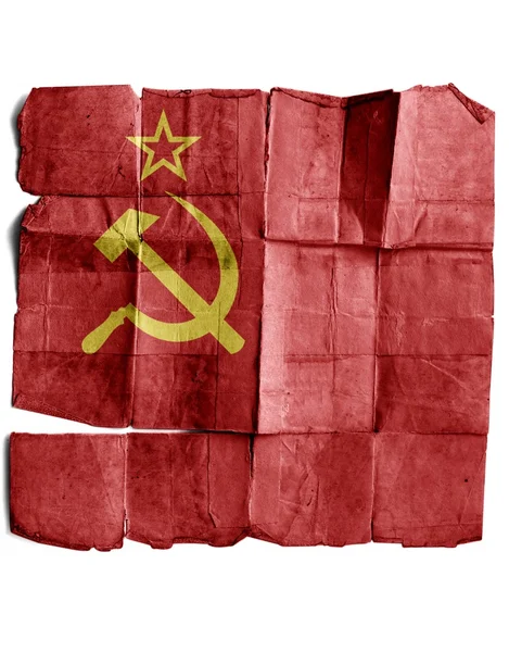 Sovětské vlajky grange — Stock fotografie