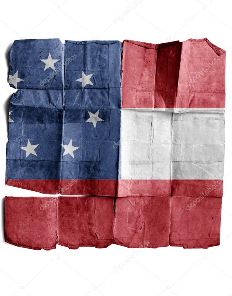 Confederate army's first national flag