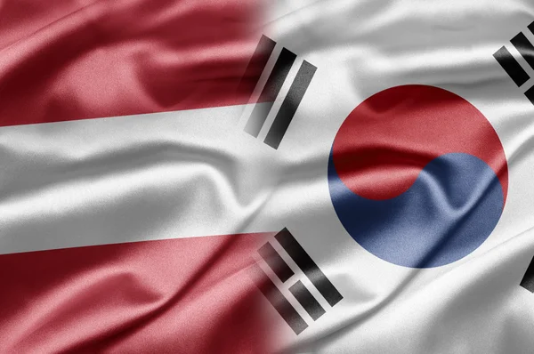 Austria y Corea del Sur —  Fotos de Stock