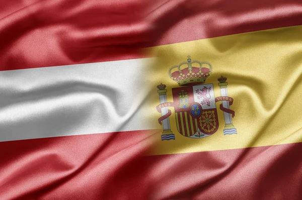 Austria y España — Foto de Stock