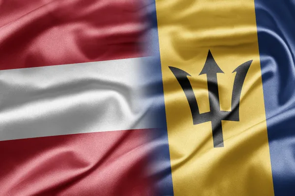 Austria and Barbados — Stock Photo, Image