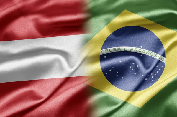 Austria and Brazil — Stock Photo, Image