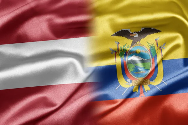 Österrike och ecuador — Stockfoto