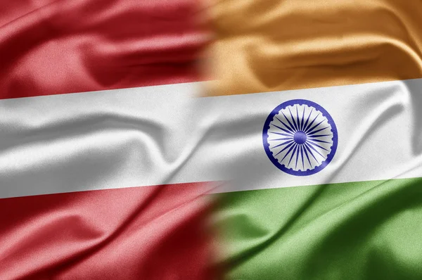 Austria and India — Stock Photo, Image