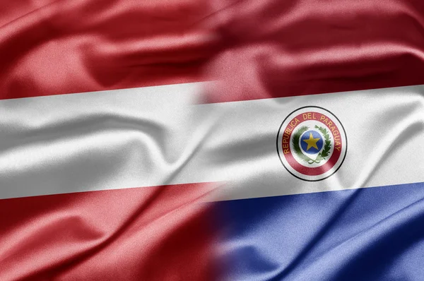 Österrike och paraguay — Stockfoto