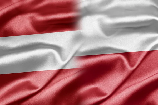 Österreich und Polen — Stockfoto