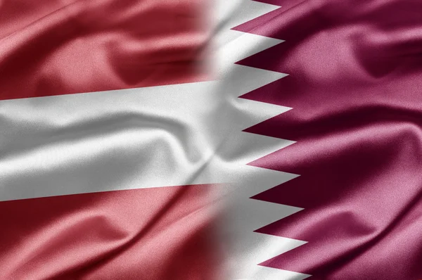 Österrike och qatar — Stockfoto