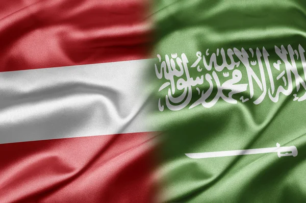 Áustria e Arábia Saudita — Fotografia de Stock