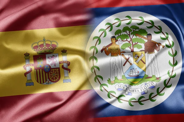 Espanha e Belize — Fotografia de Stock