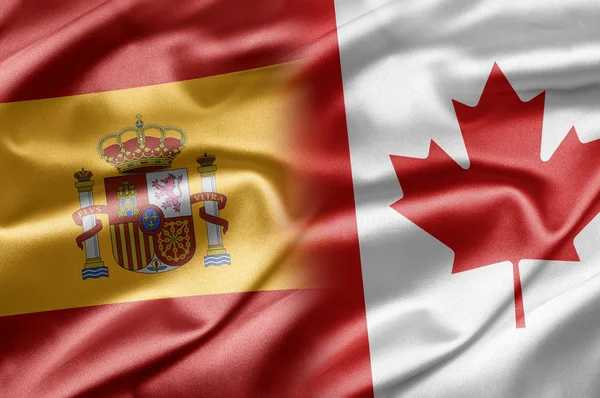 Spagna e Canada — Foto Stock