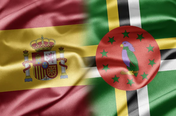Spain and Dominica — Stock Photo, Image