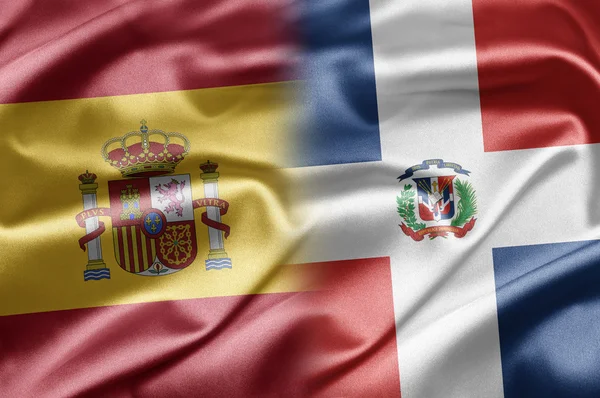 España y República Dominicana — Foto de Stock