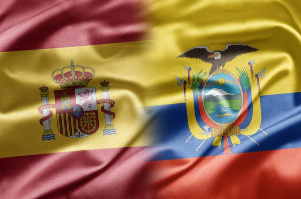 Espanha e Equador — Fotografia de Stock