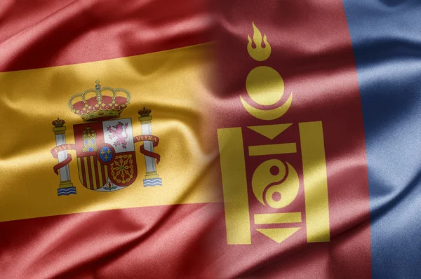 Spain and Mongolia — Stock Photo, Image