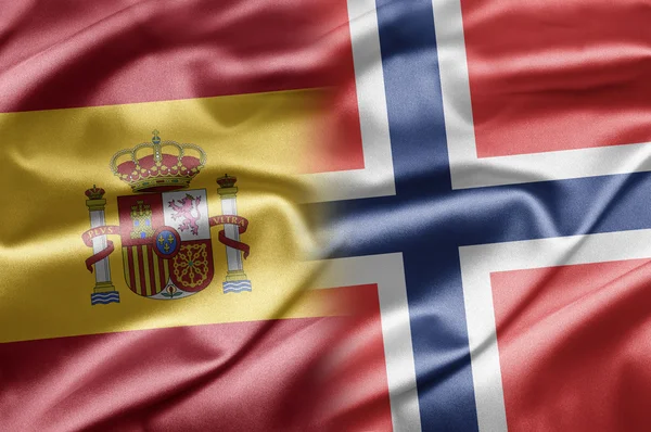 Spanje en Noorwegen — Stockfoto