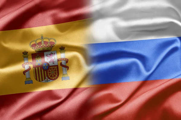 Spanien och Ryssland — Stockfoto