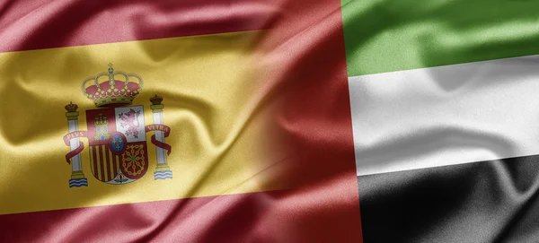 Spain and United Arab Emirates — Stock Photo, Image