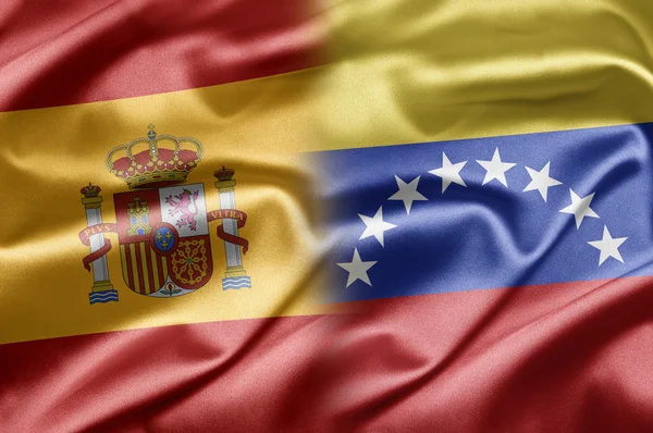 Spanien och venezuela — Stockfoto