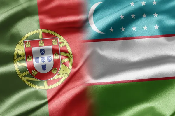 葡萄牙和乌兹别克斯坦 — 图库照片