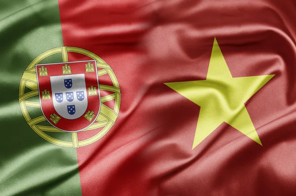 Portugal och vietnam — Stockfoto