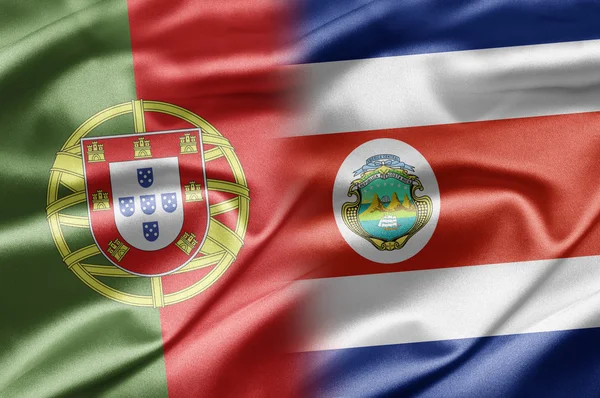 Portugal and Costa Rica — Stock Photo, Image
