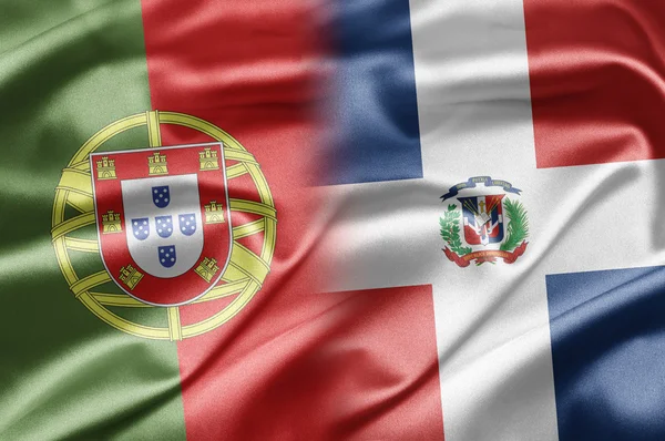 Portugal y República Dominicana — Foto de Stock