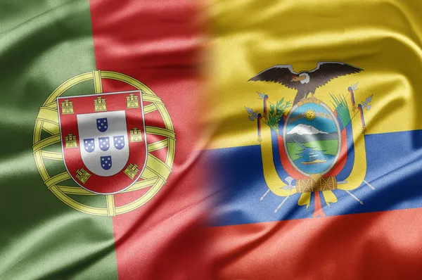 Португалия и Эквадор — стоковое фото