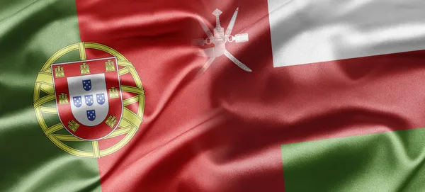 Portugalia i oman — Zdjęcie stockowe