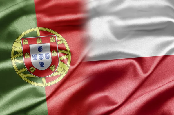 Portugal y Polonia — Foto de Stock