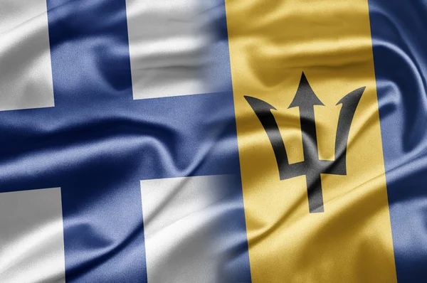 Finlândia e Barbados — Fotografia de Stock