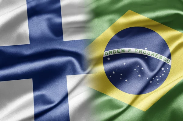 Finland and Brazil — Stock Photo, Image