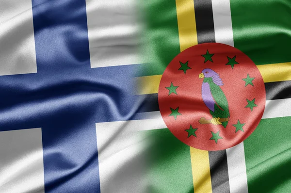 Finland and Dominica — Stock Photo, Image