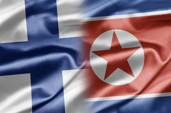 Finnland und Nordkorea — Stockfoto