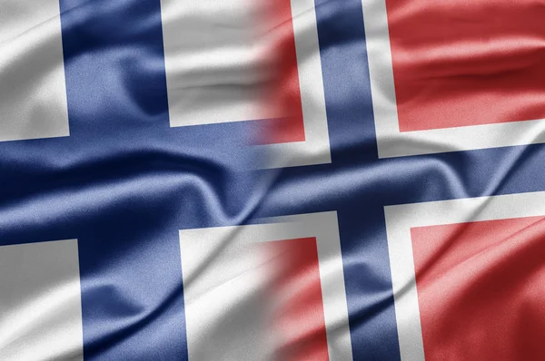 Finland och Norge — Stockfoto