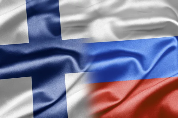 Finnland und Russland — Stockfoto