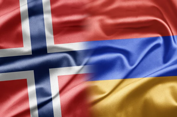 Norsko a Arménie — Stock fotografie
