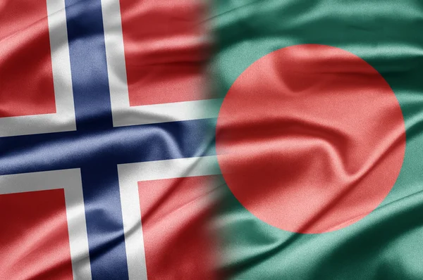 Norge och bangladesh — Stockfoto