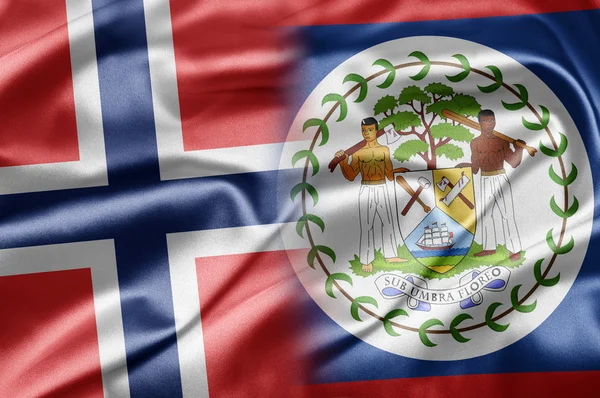 Noruega e Belize — Fotografia de Stock