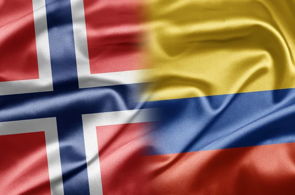 Norvegia e Colombia — Foto Stock