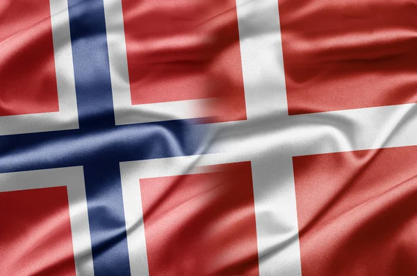 Norge och Danmark — Stockfoto