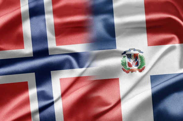 Norvegia e Repubblica dominicana — Foto Stock