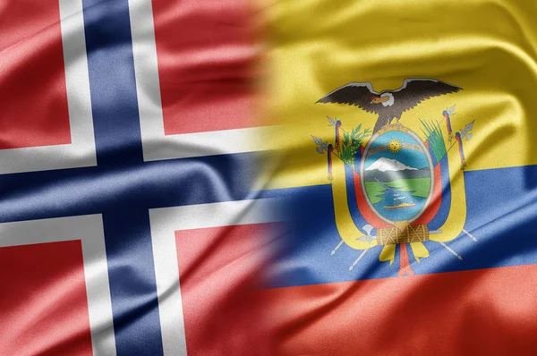 Norwegen und Ecuador — Stockfoto