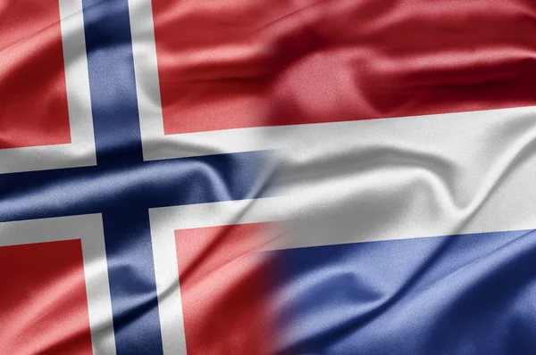 Norge och Nederländerna — Stockfoto