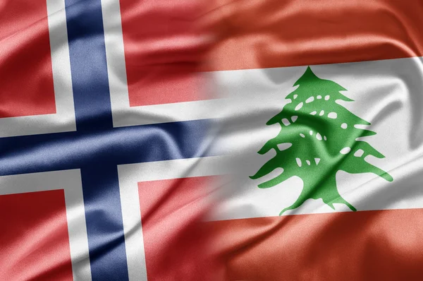 Norway and Lebanon — Stock Photo, Image